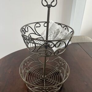Princess House Meridian Bronze Basket Set